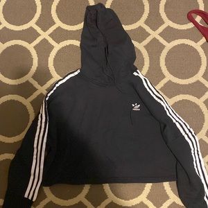 Cropped adidas hoodie